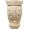 Ekena Millwork 8"W x 6 1/2"D x 15"H Large Farmingdale Acanthus Corbel, Rubberwood COR08X06X14FRRW - alternate 3